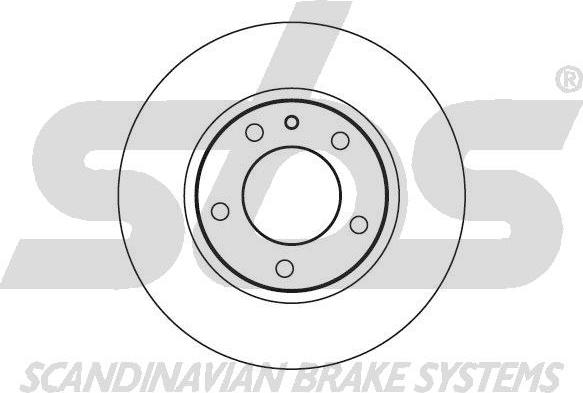 SBS 1815201512 - Brake Disc autospares.lv