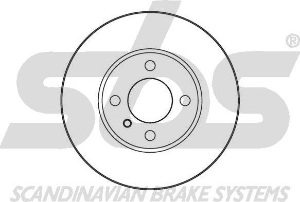 SBS 1815201517 - Brake Disc autospares.lv