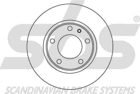 SBS 1815201574 - Brake Disc autospares.lv