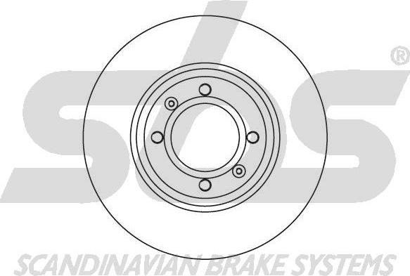 SBS 1815201008 - Brake Disc autospares.lv