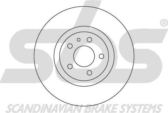 SBS 1815201014 - Brake Disc autospares.lv