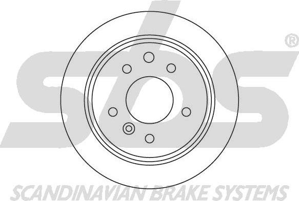 SBS 1815201217 - Brake Disc autospares.lv