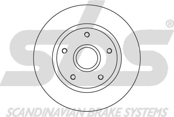 SBS 1815203993 - Brake Disc autospares.lv