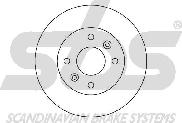 SBS 1815203949 - Brake Disc autospares.lv