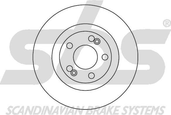 SBS 1815203950 - Brake Disc autospares.lv