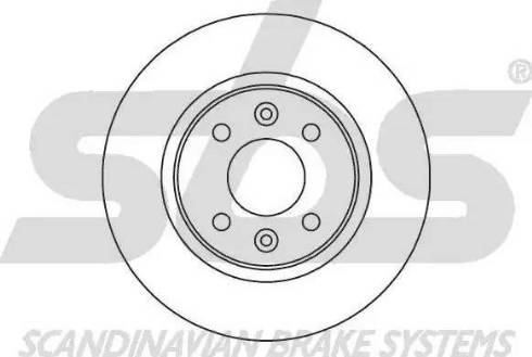 SBS 1815203928 - Brake Disc autospares.lv