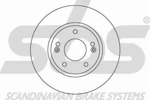 SBS 1815203421 - Brake Disc autospares.lv