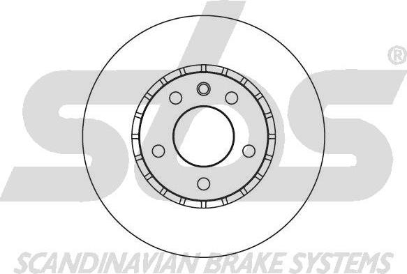 SBS 1815203612 - Brake Disc autospares.lv