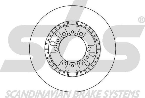 SBS 1815203028 - Brake Disc autospares.lv