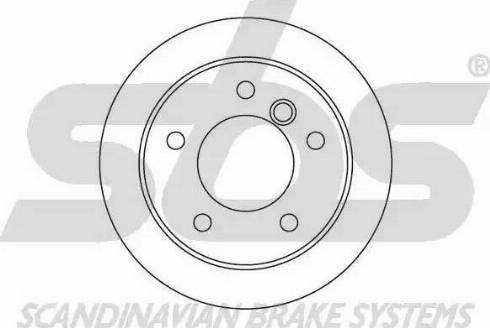 SBS 1815203368 - Brake Disc autospares.lv