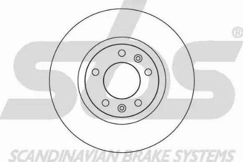 SBS 1815203723 - Brake Disc autospares.lv