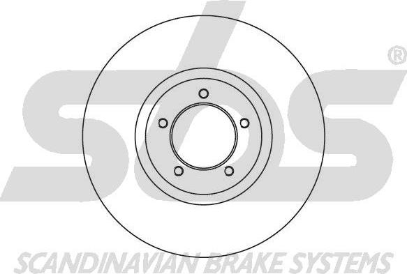 SBS 1815202511 - Brake Disc autospares.lv