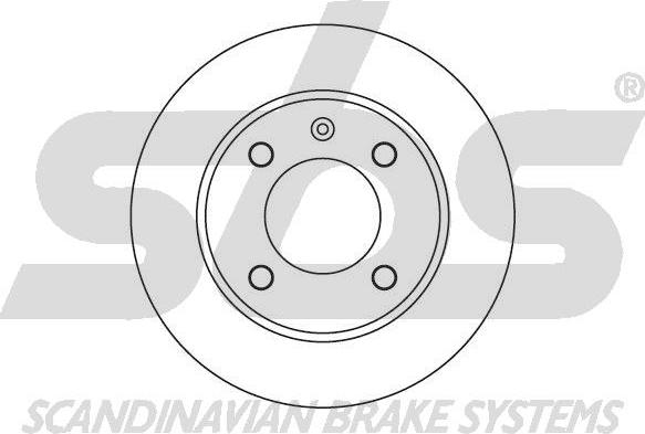 SBS 1815202525 - Brake Disc autospares.lv