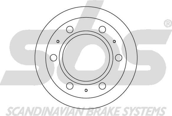 SBS 1815202527 - Brake Disc autospares.lv