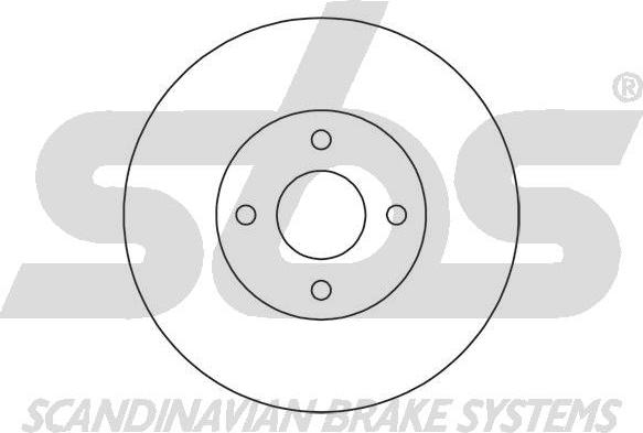 SBS 1815202578 - Brake Disc autospares.lv