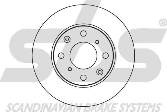 SBS 1815202665 - Brake Disc autospares.lv