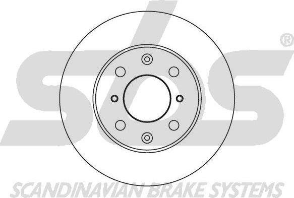 SBS 1815202617 - Brake Disc autospares.lv