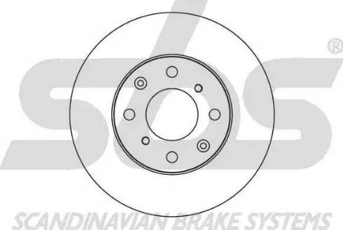 SBS 1815.202630 - Brake Disc autospares.lv