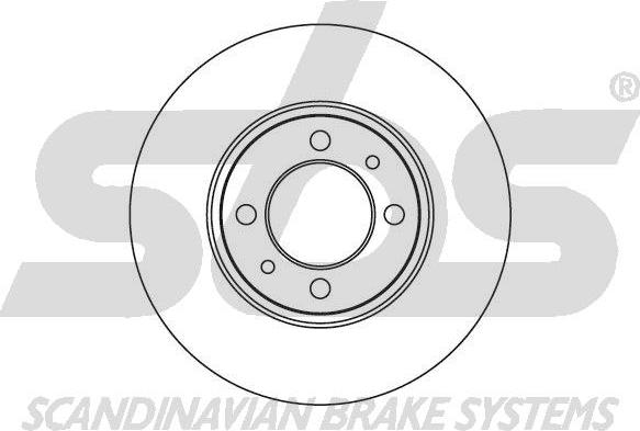 SBS 1815202305 - Brake Disc autospares.lv