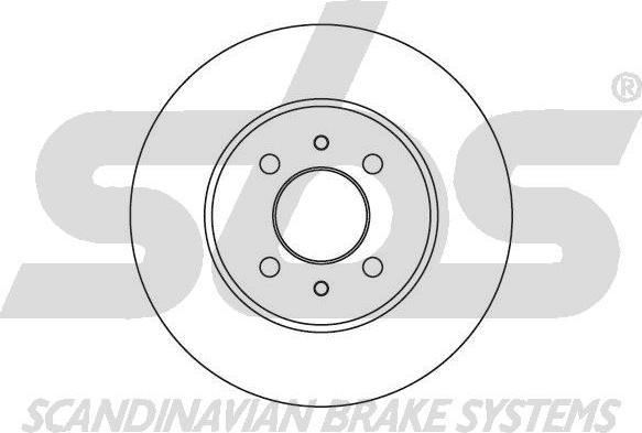 SBS 1815202308 - Brake Disc autospares.lv