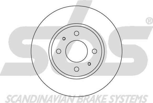 SBS 1815202242 - Brake Disc autospares.lv