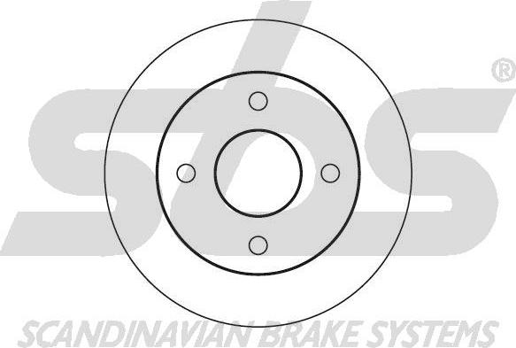 SBS 1815202212 - Brake Disc autospares.lv