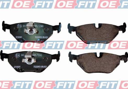 Schaeferbarthold 315 02 296 02 22 - Brake Pad Set, disc brake autospares.lv