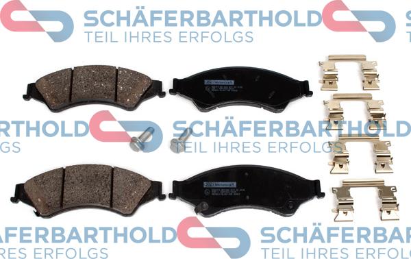 Schferbarthold 944 06 502 01 11 - Brake Pad Set, disc brake autospares.lv