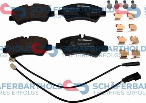 Schferbarthold 941 06 368 01 11 - Brake Pad Set, disc brake autospares.lv