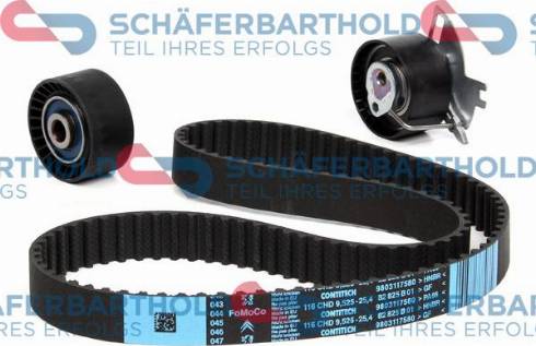 Schferbarthold 942 06 372 01 11 - Timing Belt Set autospares.lv