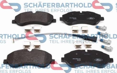 Schferbarthold 952 06 063 01 11 - Brake Pad Set, disc brake autospares.lv