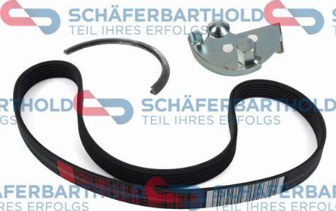 Schferbarthold 908 06 784 01 11 - V-Ribbed Belt Set autospares.lv