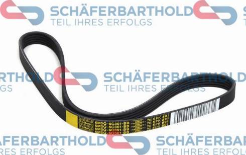 Schferbarthold 902 06 669 01 11 - V-Ribbed Belt autospares.lv