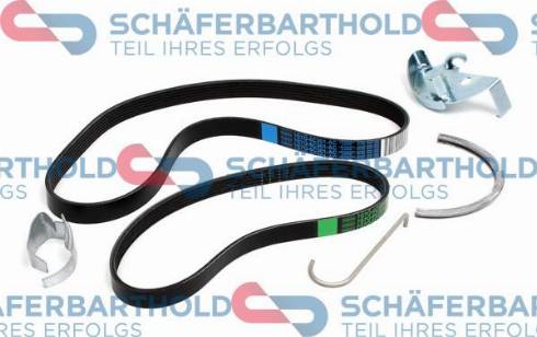 Schferbarthold 902 06 121 01 11 - V-Ribbed Belt Set autospares.lv