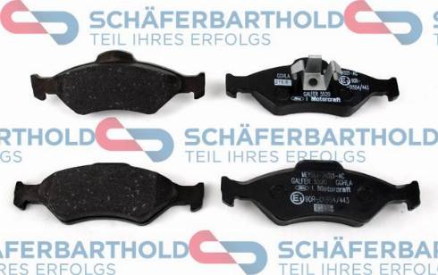 Schferbarthold 939 06 591 01 11 - Brake Pad Set, disc brake autospares.lv