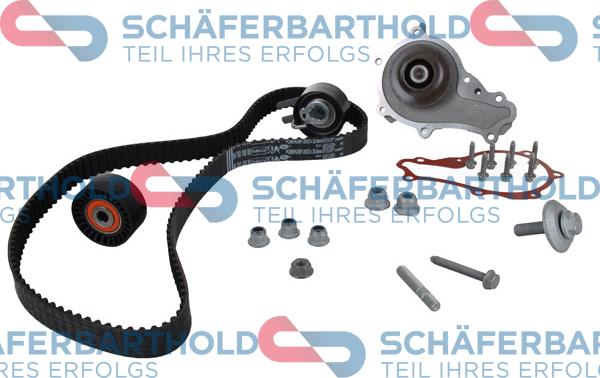 Schferbarthold 935 06 849 01 11 - Water Pump & Timing Belt Set autospares.lv