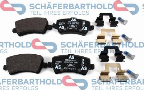 Schferbarthold 922 06 907 01 11 - Brake Pad Set, disc brake autospares.lv