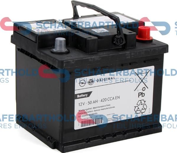 Schferbarthold 415 16 651 01 11 - Starter Battery autospares.lv