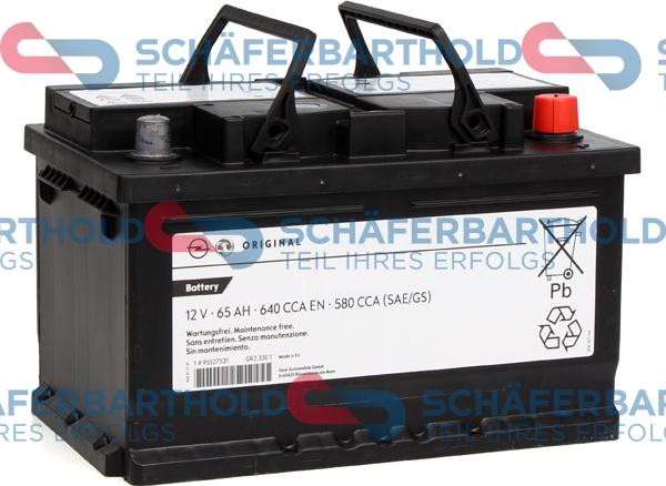 Schferbarthold 415 16 666 01 11 - Starter Battery autospares.lv