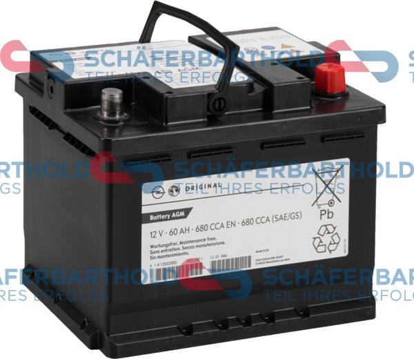 Schferbarthold 415 16 663 01 11 - Starter Battery autospares.lv