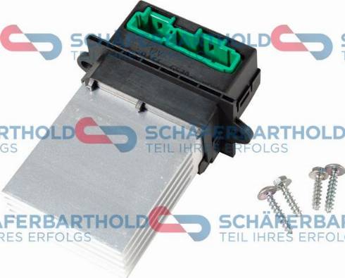 Schferbarthold 411 28 021 01 11 - Resistor, interior blower autospares.lv