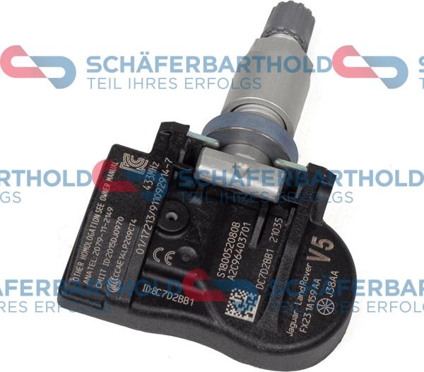 Schferbarthold 412 03 002 01 11 - Wheel Sensor, tyre pressure control system autospares.lv