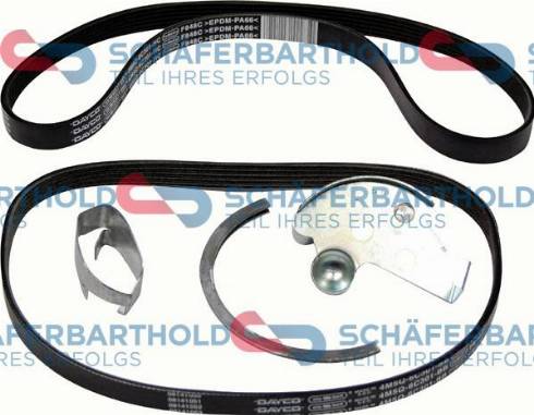 Schferbarthold 300 06 859 01 11 - V-Ribbed Belt Set autospares.lv