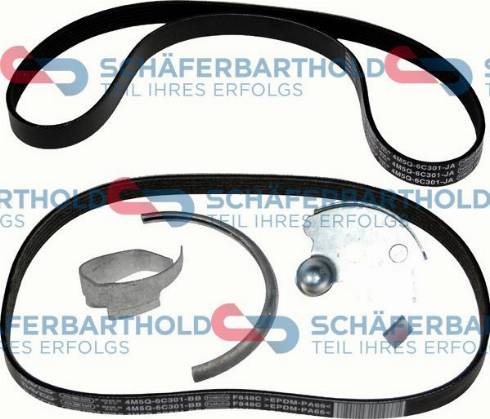 Schferbarthold 300 06 861 01 11 - V-Ribbed Belt Set autospares.lv