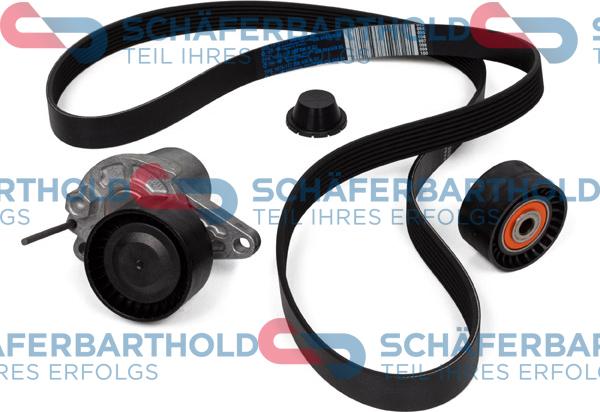 Schferbarthold 300 28 518 01 11 - V-Ribbed Belt Set autospares.lv