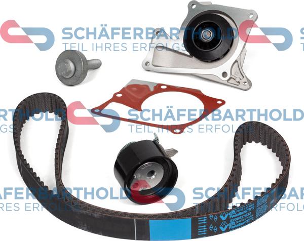 Schferbarthold 300 28 004 01 11 - Water Pump & Timing Belt Set autospares.lv