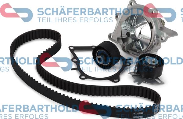 Schferbarthold 300 27 048 01 11 - Water Pump & Timing Belt Set autospares.lv