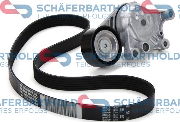 Schferbarthold 300 27 029 01 11 - V-Ribbed Belt Set autospares.lv