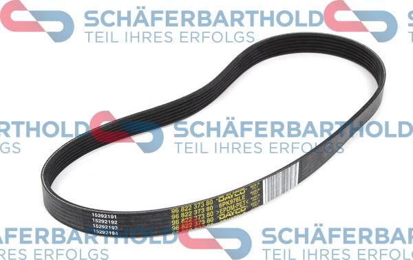 Schferbarthold 300 27 844 01 11 - V-Ribbed Belt autospares.lv