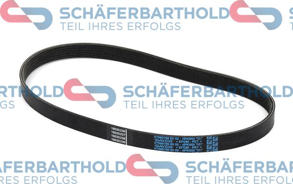 Schferbarthold 300 27 846 01 11 - V-Ribbed Belt autospares.lv